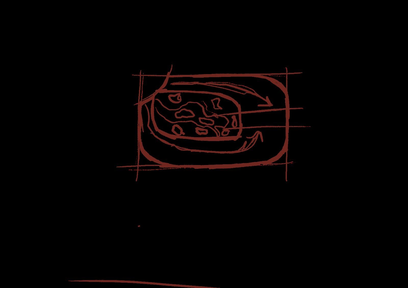 Boceto de reflexión sobre el proyecto, hoja 3